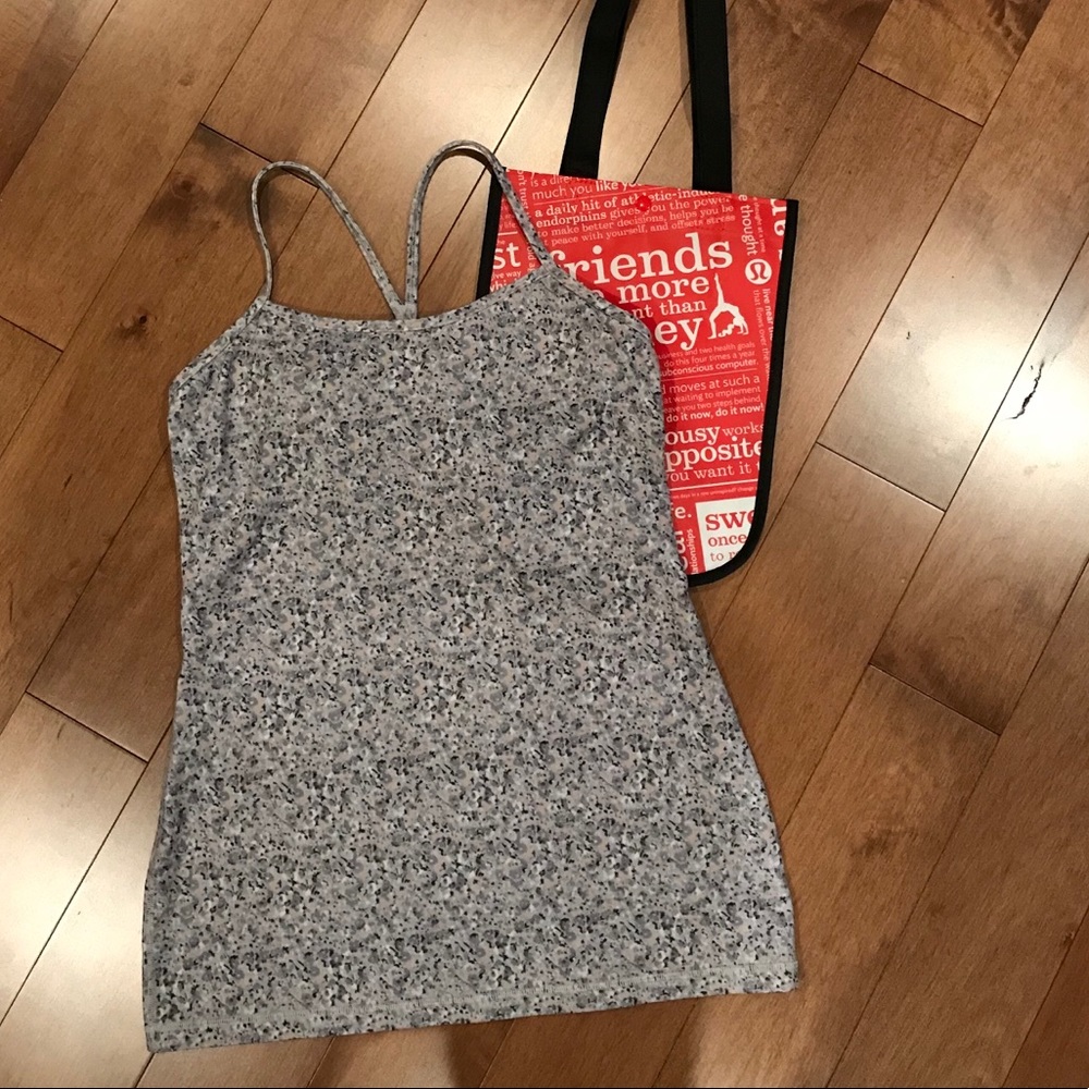 Lululemon Power Y Size 8 with lulu bag